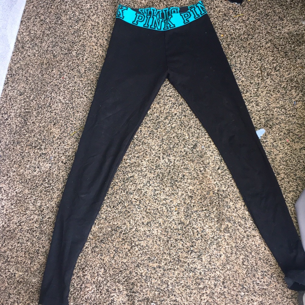Pink yoga leggings